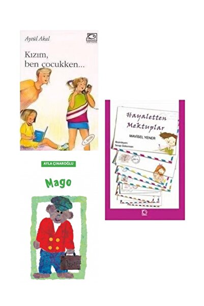 Uçanbalık Yayıncılık Kızım Ben Çocukken-Mago-Hayaletten Mektuplar-Aytül Akal-...