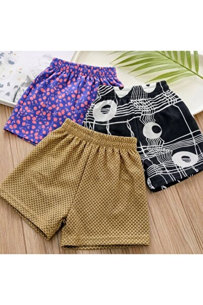 Lerix mod lerixmod τριπλό σορτς από ύφασμα βισκόζης