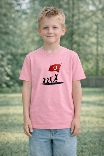 LORVEX Παιδικό μπλουζάκι 23 Απριλίου Μπλουζάκι για την Ημέρα της Κυριαρχίας κ...