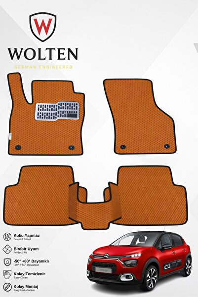 w wolten german engineered C3-CİTROEN-(2017-2024) İÇİN EVA İÇ PASPAS TAKIMI (...
