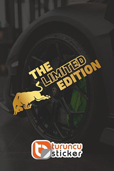 Turuncu Sticker Redbull The Limited Edition Sticker Etiket 20x6.5 cm – Araç –...