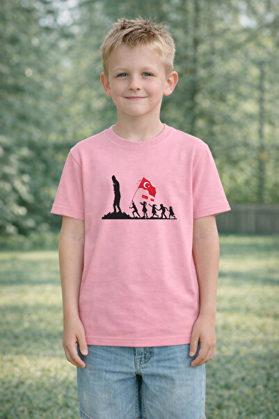 LORVEX Παιδικό μπλουζάκι 23 Απριλίου Μπλουζάκι για την Ημέρα της Κυριαρχίας κ...