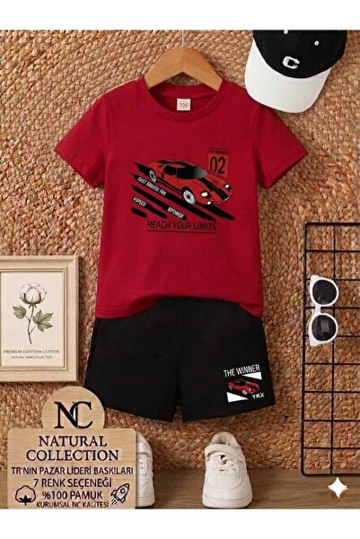 Nice Clothes TRIUNGRĂ ȘI PANTALONI SCURȚI DE VARĂ PENTRU COPII UNISEX (IMPRIM...