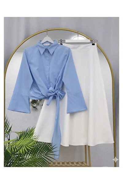 VOLT CLOTHİNG ΣΕΤ ΠΟΥΚΑΜΙΣΟΥ ΚΑΙ ΦΟΥΣΤΑΣ ΜΕ ΔΕΣΙΜΑΤΑ