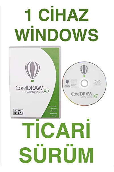 COREL Draw Graphics Suite X7 (PC) Ömür Boyu Dijital Lisans Kodu | Windows 10 ...