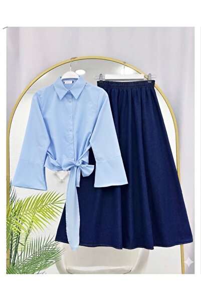 VOLT CLOTHİNG ΣΕΤ ΠΟΥΚΑΜΙΣΟΥ ΜΕ ΔΕΣΜΕΥΣΕΙΣ ΚΑΙ ΤΖΙΝ ΦΟΥΣΤΑ