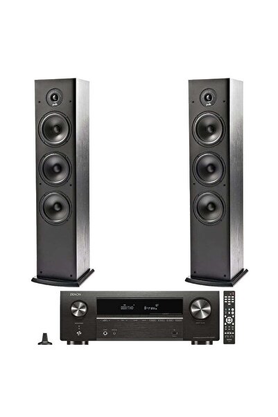 Polk Audio Denon AVR-X580BT 5.2 Δέκτης Ήχου με Ηχεία Δαπέδου T50 (Μαύρο)