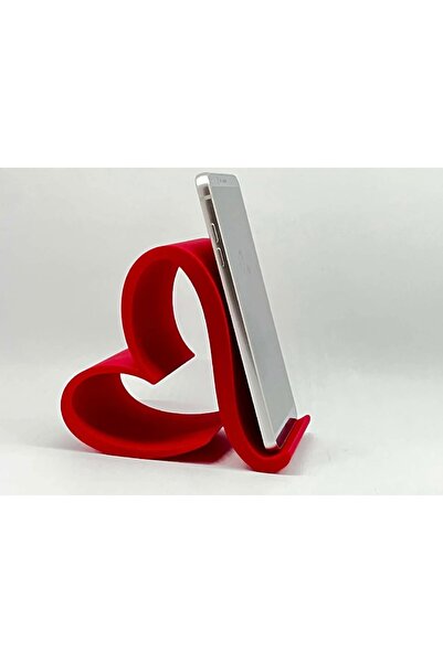 zulya Heart Design Phone Stand – Decorative Desktop Phone Holder – 3D Printin...
