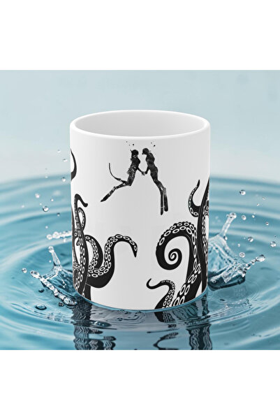 niceworkbynicehands Ocean Traces Collection Special Design Printed Gift Mug
