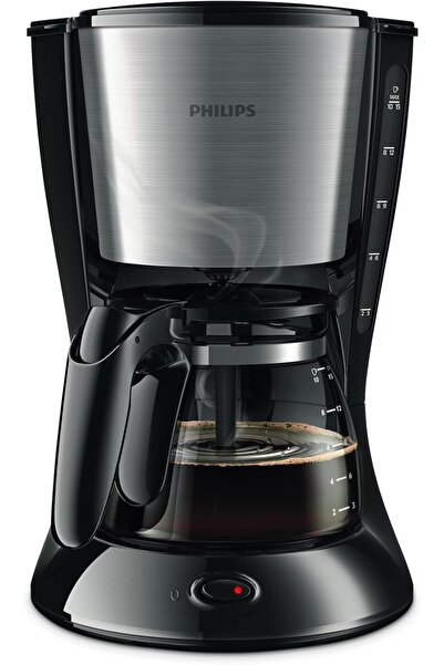 Philips Filtre Kahve Makinesi, 1,2 Lt Kapasite, Otomatik Kapanma, Cam Demlikl...
