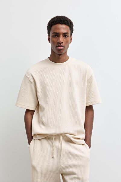 LEFTIES Kısa kollu dokulu sweatshirt