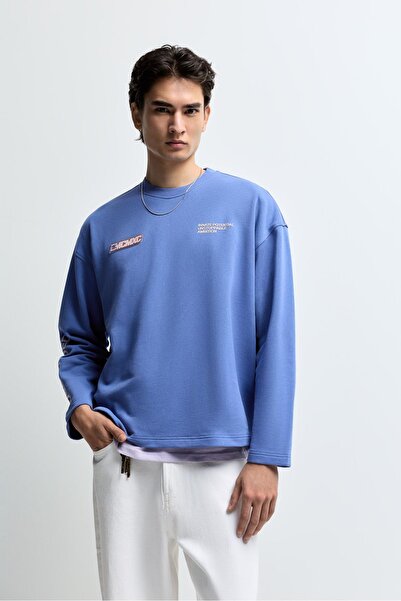 LEFTIES Baskılı sweatshirt