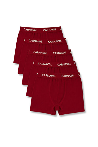 CARNAVAL SOCKS Σετ ανδρικών μποξεράκια Carnaval Red Tune 5 τεμαχίων