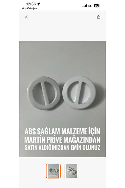 Universal Martin Prive Lpg Dolum Ağızı Kapağı Beyaz Renk 2 Adet İnce Diş