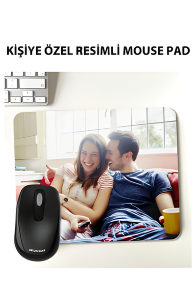 HobiShop Kişiye Özel Fotoğraflı Mouse Pad