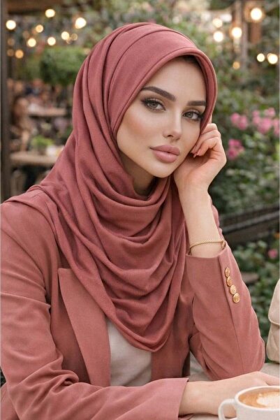 Aişe tesettür Rose Dried Hat Shawl
