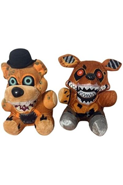 Five Nights At Freddy's Set of 2 Plush Figures Five Nights at Freddy's, Brown...