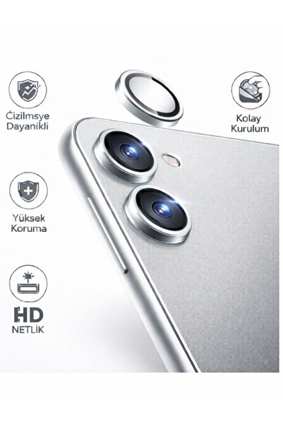 Massemr Samsung Galaxy A07 Ezar Metal Camera Lens Protector Full Fit Durable ...