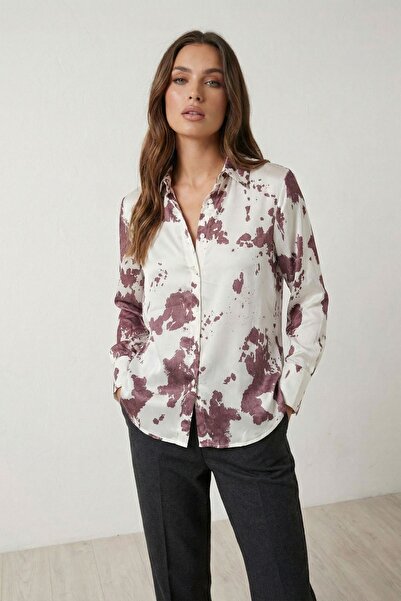 Hiccup Πουκάμισο με αφηρημένο σχέδιο και κουμπιά MY FASHION