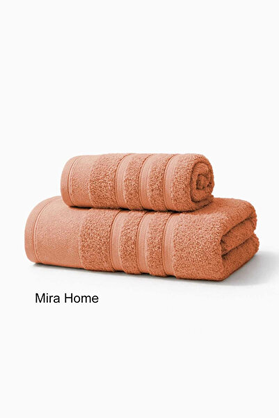 Mira Home طقم مناشف حمام قطنية مكون من قطعتين من آيلا كيريت