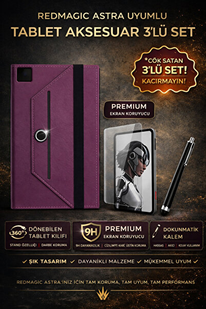 ebulduk حافظة Zte Redmagic Astra مقاس 9.06 بوصة مع قلم لمس واقٍ للشاشة من نوع...