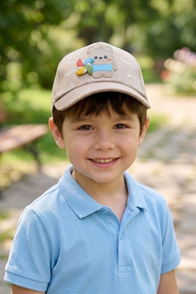 AYDINER TEKSTİL Fun Boy's Hat with 3D Rotatable Propeller and Windmill Teddy ...