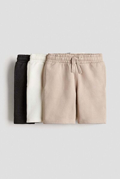 H&M مجموعة من 3 شورتات