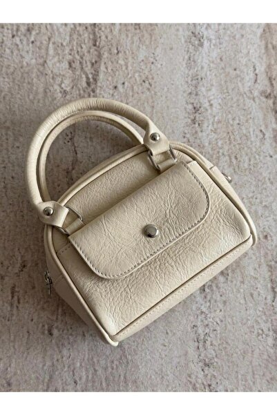 JASECO Vintage Style Handbag with Front Pocket 17X16Cm