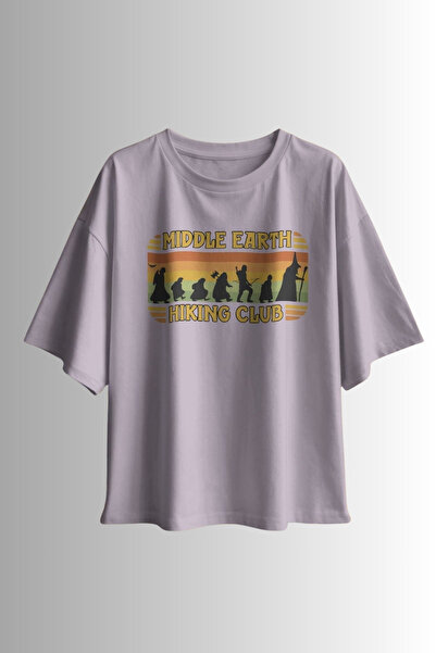 Ninkasiwear Middle Earth Lord of the Rings Printed Unisex Oversize 24/1 100% ...