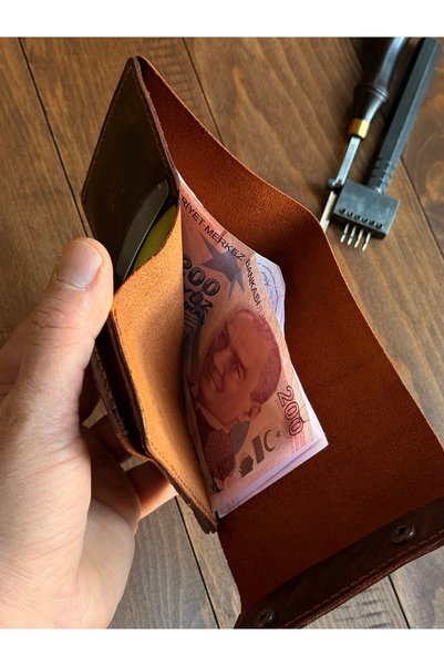 Wild West Crafted Wranglermax Handcrafted Genuine Leather Stylish and Practical Unisex Wallet. Birthday & Mother's & Father's Day Gift