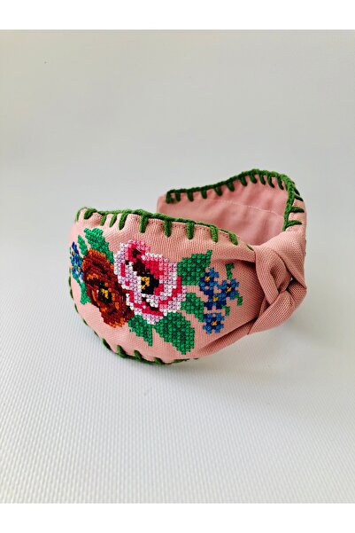 LiewensStyle Handmade Cross-Stitch Embroidered Bohemian Crown