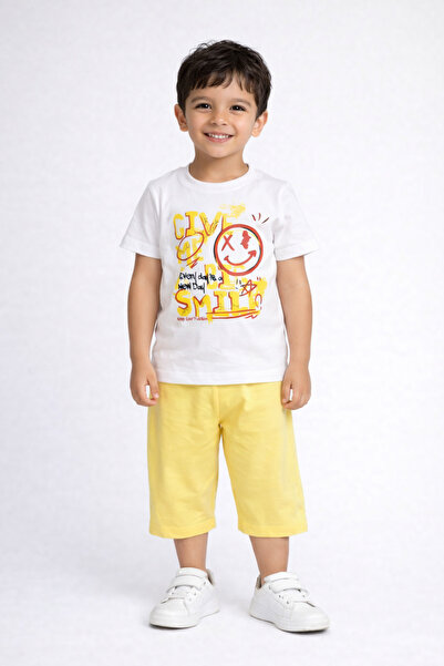 mb kids طقم شورت صيفي للأولاد من Big Smile