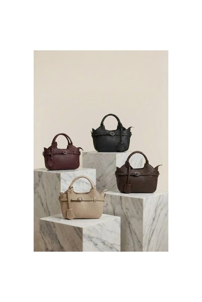 ARDENİM Mini Handbag and Crossbody Bag with Buckle Detail