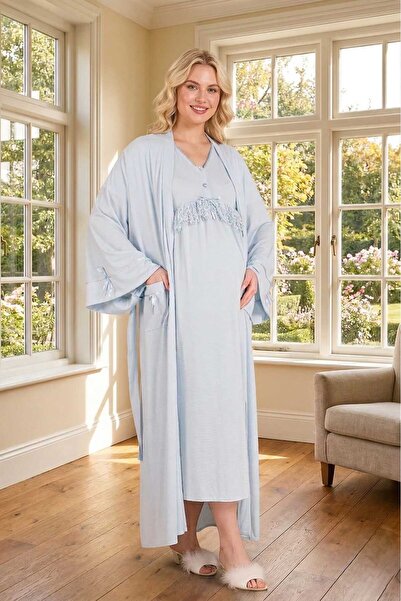 Lohussa Νέα σεζόν Μπλε δαντέλα με λεπτομέρειες καλοκαιρινό κοντομάνικο ειδικό...