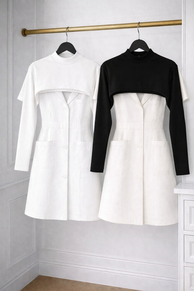 mirach Σετ 2 τεμαχίων Fisherman Body Nurse Uniform Scrub-Proof Body με μακριά...