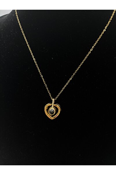 MODA I Love You in 100 Languages Steel Necklace