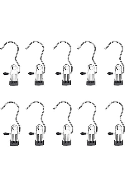 Arabest 10-Piece Stainless Steel Laundry Hanging Clips,Heavy Duty Boot Hanger...