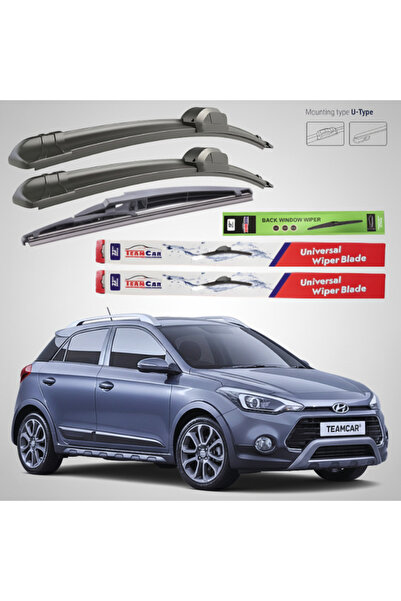 TEAMCAR Hyundai i20 Active (2016–2018) Επίπεδες Υαλοκαθαριστήρες |   Πλήρες Σ...
