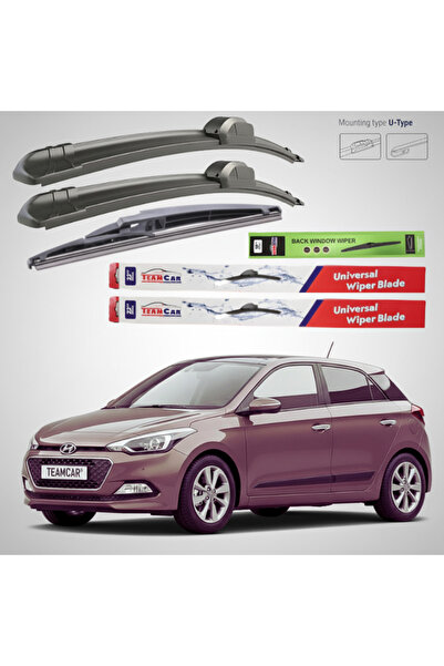 TEAMCAR Hyundai i20 GB (2014–2018) Επίπεδες Υαλοκαθαριστήρες |   Πλήρες Σετ –...