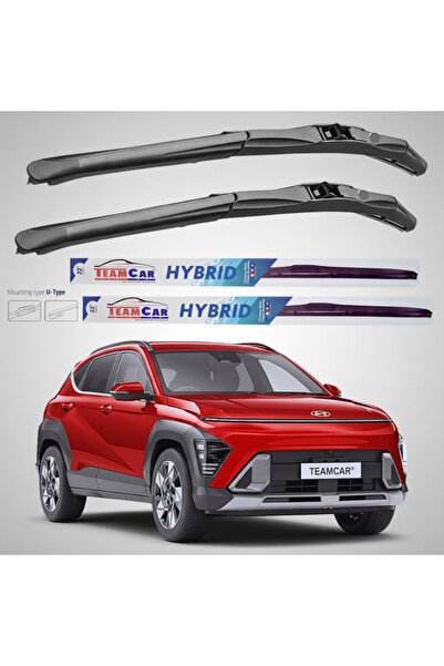 TEAMCAR Hyundai Kona (2023–2026) Υβριδικά Μάκτρα Υαλοκαθαριστήρων |   Μπροστι...