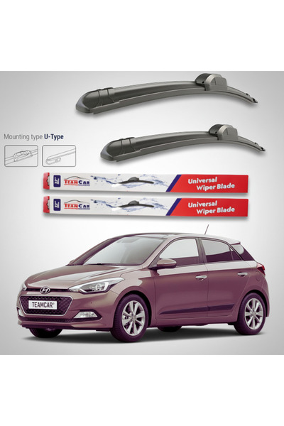 TEAMCAR Hyundai i20 GB (2014–2018) Επίπεδες Υαλοκαθαριστήρες |   Μπροστινό Σε...