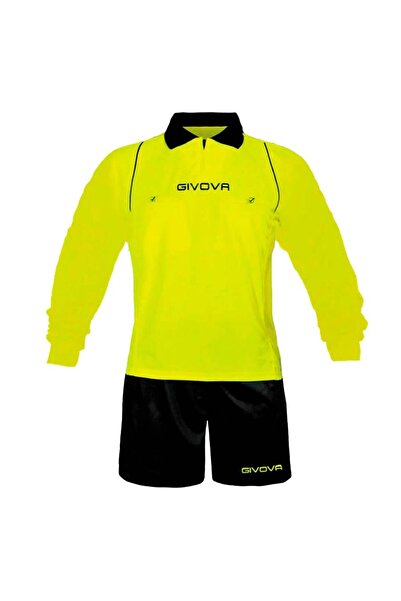 Givova ML GIVOVA Σετ Διαιτητή, φωσφοριζέ κίτρινο με μαύρο, XL - KITA04