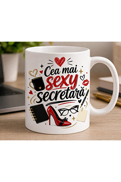 OEM Cana ceramica personalizata - pentru cea mai sexy secretara - cadoul perfect