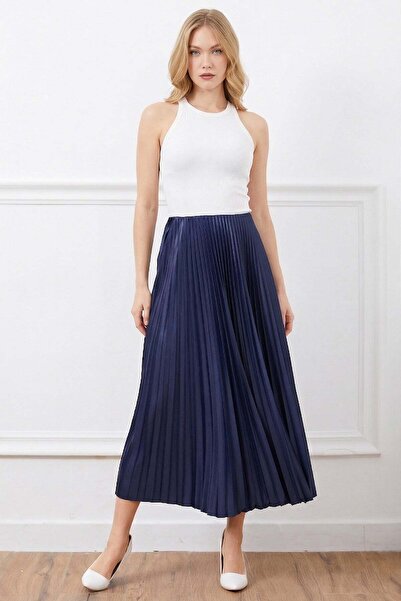 Fulla Moda Πλισέ φούστα με ελαστική μέση