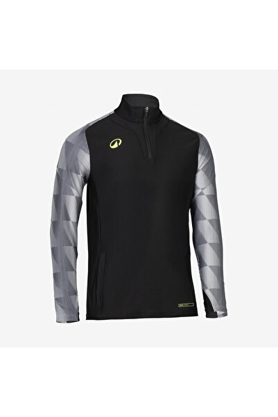 Decathlon Kipsta Yetişkin Futbol Sweatshirtü - Siyah/Gri - Viralto Dop