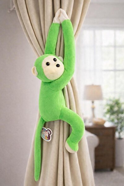 POLLYTOYS PELÜŞ OYUNCAKTA DÜNYA MARKASI دمية قرد لاصقة من فيكفيك مع صوت 60 سم...