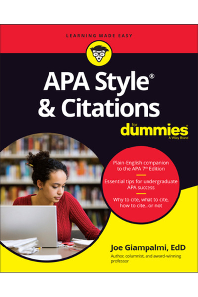 John Wiley & Sons Inc APA Style and Citations For Dummies