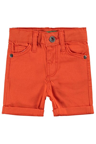Tommiks Kids Gabardine 6-24 Months Shorts - Orange