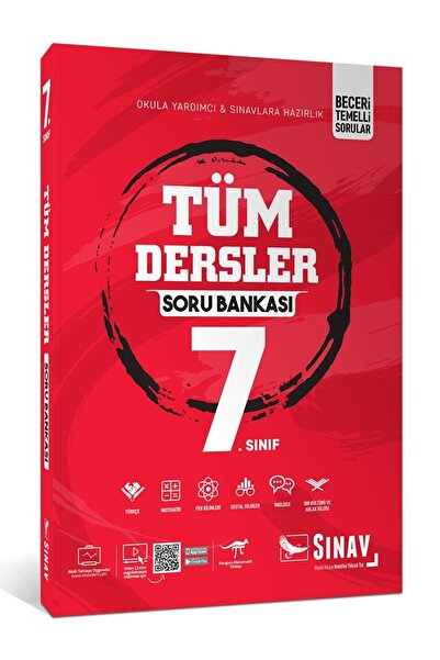 Sınav Yayınları 7. Sınıf Tüm Dersler Soru Bankası