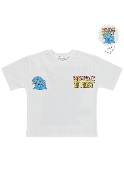 Civil Boys Μπλουζάκι με στάμπα Ηβραίου Ηλιοβασιλέματος Χαβάης για παιδιά 10-1...